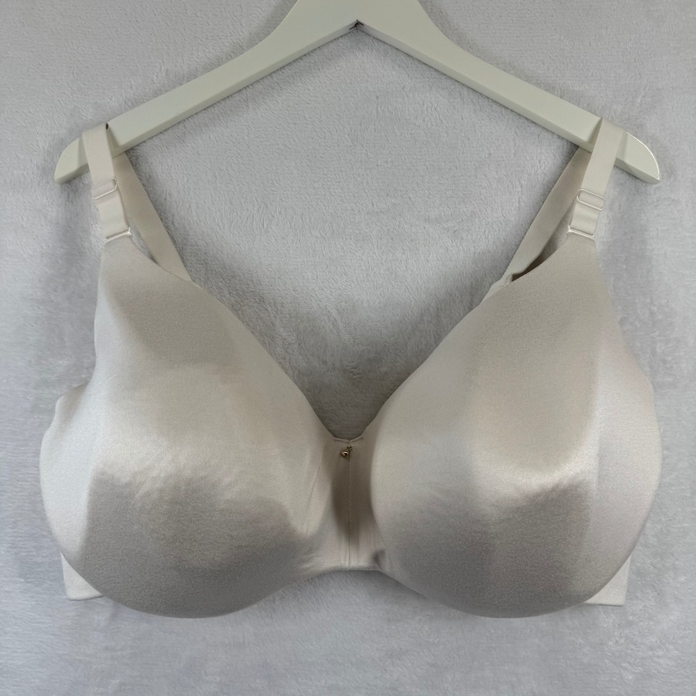 Cacique Womens Lightly Lined Balconette Bra Ivory 40H Underwire 598067